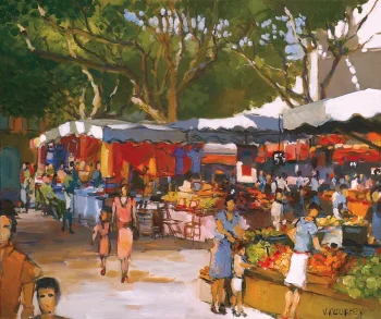 LE MARCHÉ À UZÈS