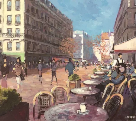 AMBIANCE DE TERRASSE DE CAFÉ