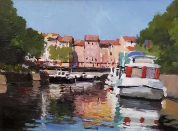 SUR LE CANAL DE LA ROBINE À NARBONNE