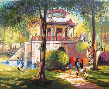 BALADE DANS LE PARC DU PAVILLON CHINOIS