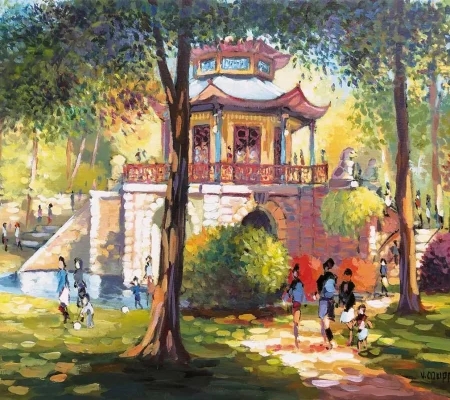 BALADE DANS LE PARC DU PAVILLON CHINOIS