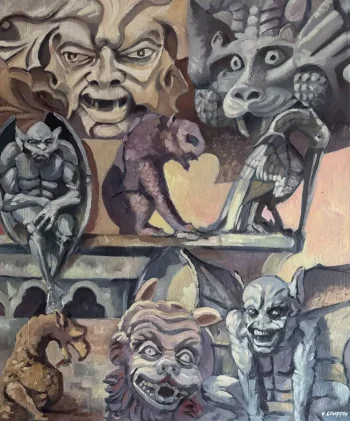 HOMMAGE AUX GARGOUILLES ET CHIMÈRES