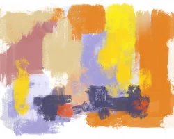 Étude réalisée sur tablette Apple iPad© 12,9' sur application Procreate - 2024 - Impression sur papier photo - Sous-verre / Encadrement blanc MACHINE À VAPEUR