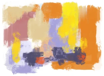 Étude réalisée sur tablette Apple iPad© 12,9' sur application Procreate - 2024 - Impression sur papier photo - Sous-verre / Encadrement blanc MACHINE À VAPEUR