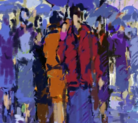 LES PASSANTS DANS LA RUE