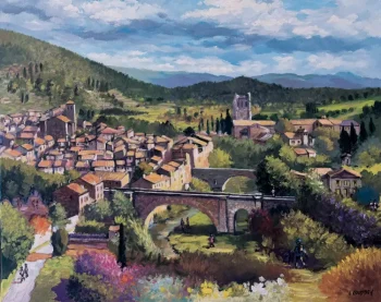 Vue de Lagrasse