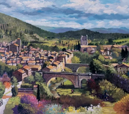 Vue de Lagrasse