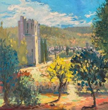 LA TOUR DE L'ABBAYE DE LAGRASSE