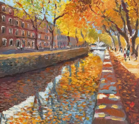 Acrylique sur toile - 54 cm x 65 cm - Réf. : 910/2025