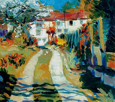 EN MONTANT VERS LA MAISON
