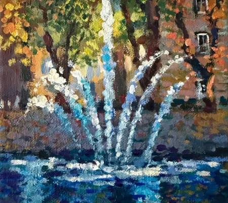FONTAINE PRÈS DES JARDINS